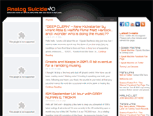 Tablet Screenshot of analogsuicide.com